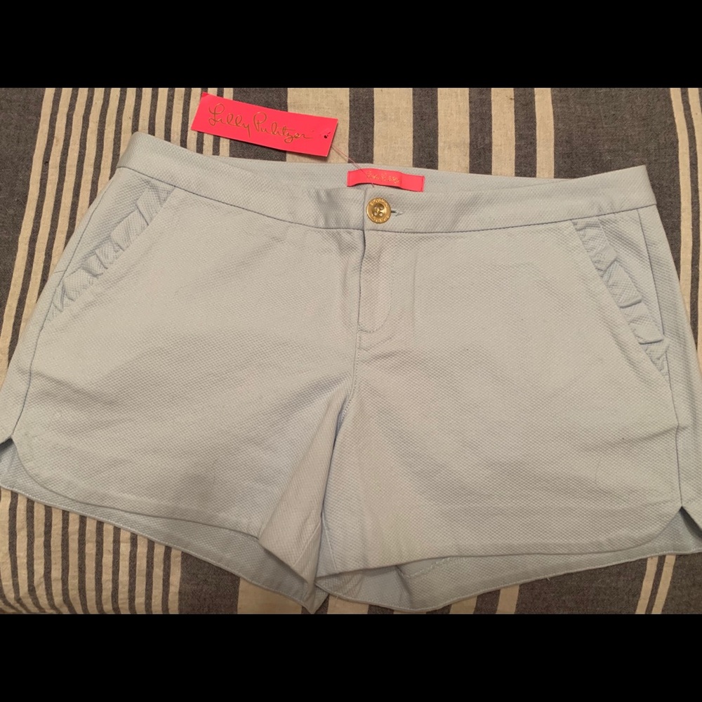 Lilly Pulitzer Adie Ruffle Pocket Shorts